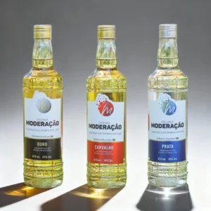 Kit Cachaça Moderação Ouro, Prata & Carvalho