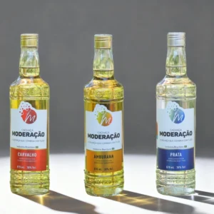 Kit Cachaça Moderação Prata, Amburana & Carvalho